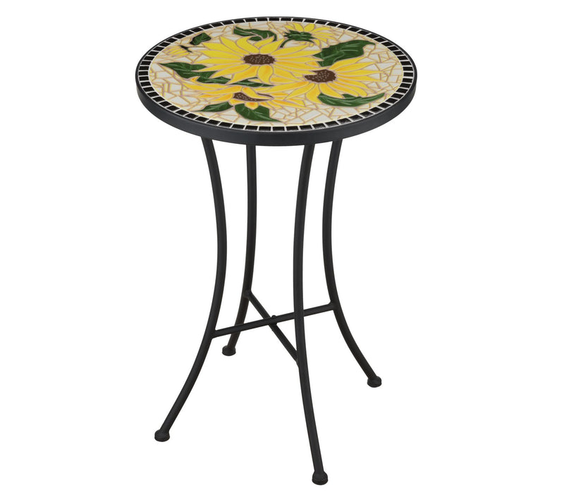 Regal Art & Gift Mosaic Plant Stand - Sunflower — View 2