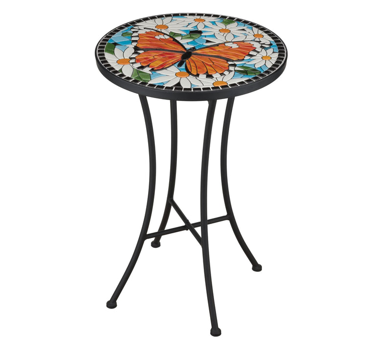 Regal Art & Gift Mosaic Plant Stand - Butterfly — View 2