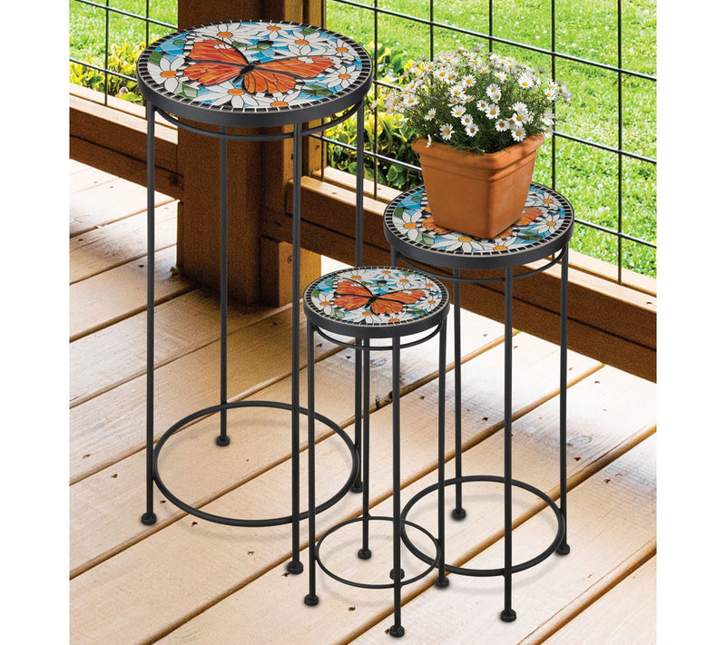Regal Art & Gift Plant Stand Tall Set/3 - Butterfly — View 3