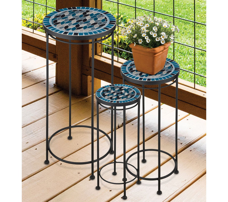 Regal Art & Gift Plant Stand Tall Set/3 - Argyle — View 3