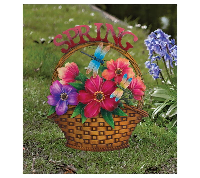 Regal Art & Gift Basket Flower Stake - Spring — View 3