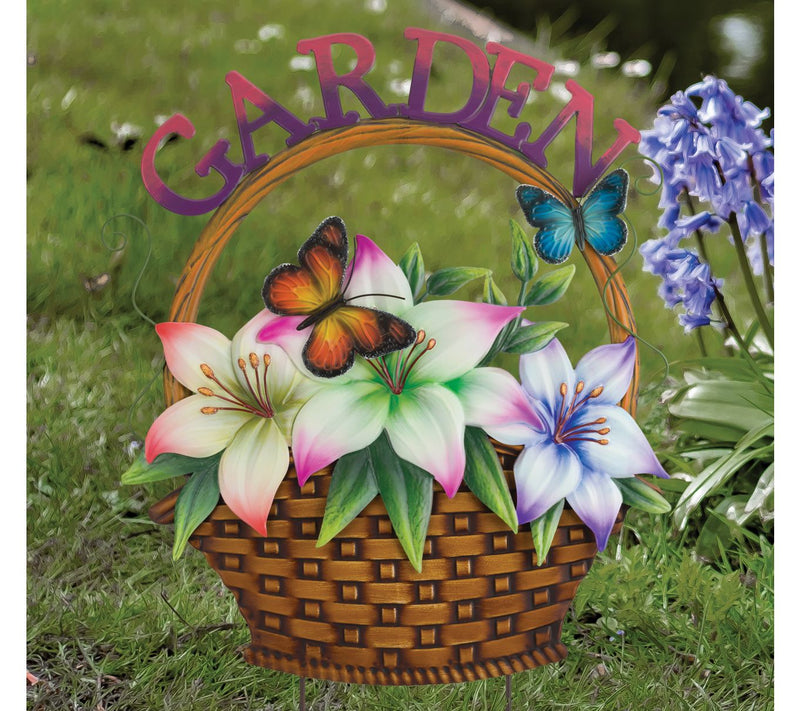 Regal Art & Gift Basket Flower Stake - Garden — View 3