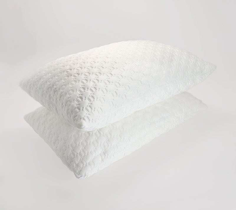 Home Reflections Set of 2 Hybrid Foam & Down Alt Cool Pillows-KG — Main view