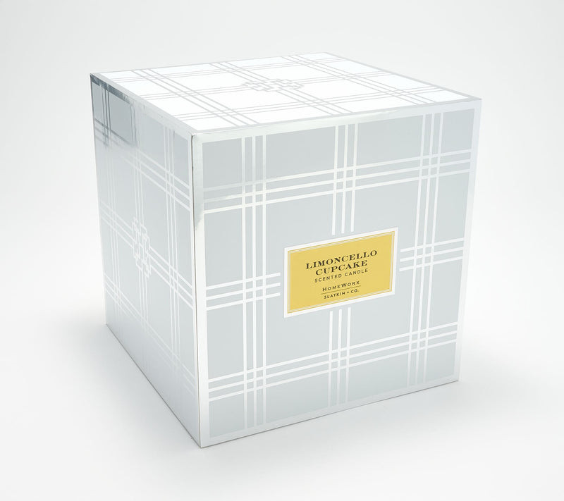 HomeWorx by Slatkin + Co. Luxe 120oz Limoncello Cupcake Candle — View 3