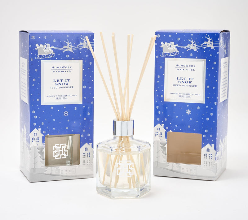 HomeWorx by Slatkin + Co. S/2 Santa Claus Is Coming to Town Diffuser — Main view