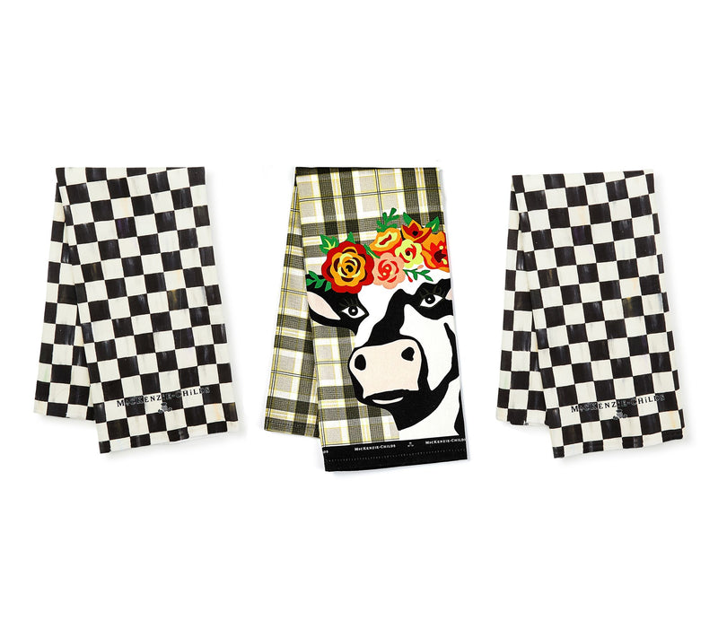 MacKenzie- Childs Set of 3 Tea Towels — Main view