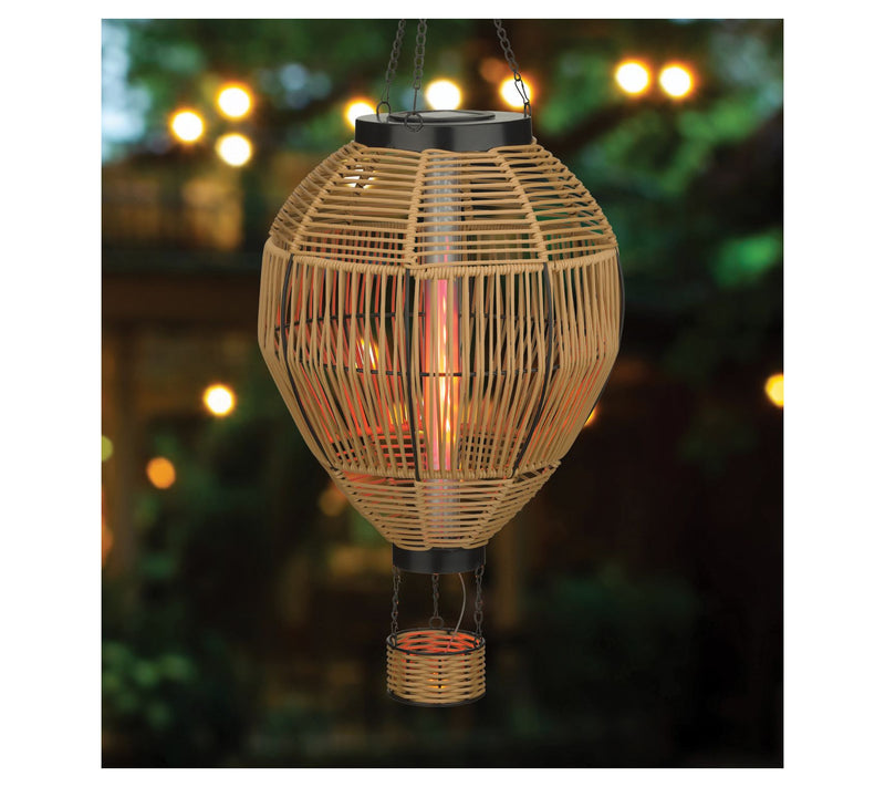 Regal Art & Gift Wicker Solar Hot Air Balloon Lantern - XLG — View 3