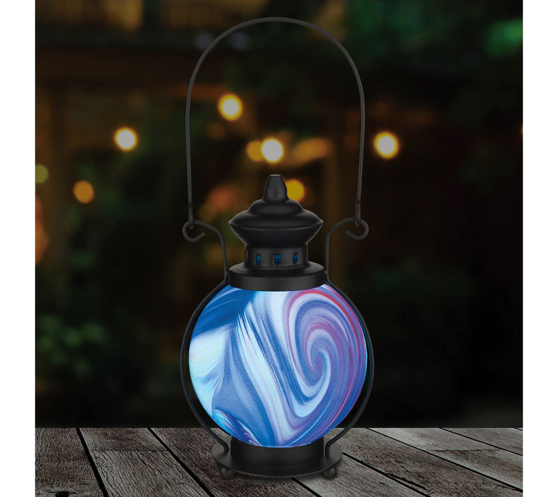 Regal Art & Gift Swirl LED Lantern - Purple — View 3