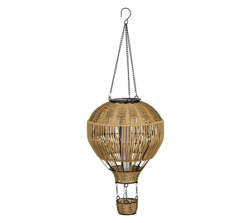 Regal Art & Gift Wicker Solar Hot Air Balloon Lantern - LG — View 2