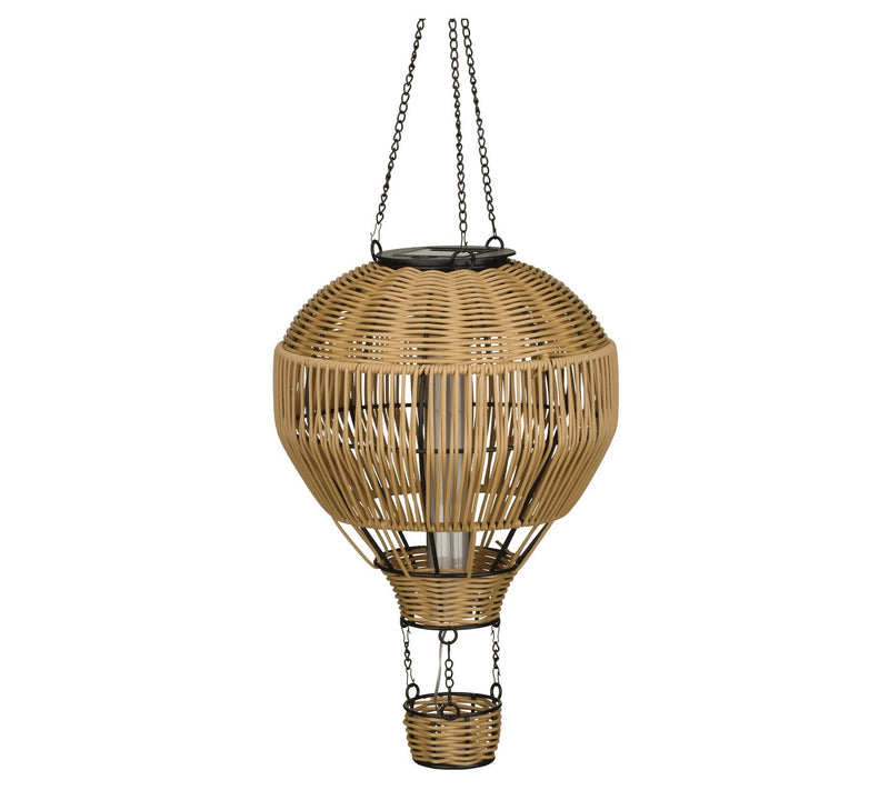 Regal Art & Gift Wicker Solar Hot Air Balloon Lantern - LG — Main view