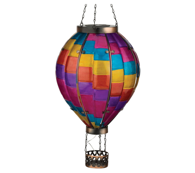 Regal Art & Gift Hot Air Balloon Solar LanternXLG - Stripe — View 5