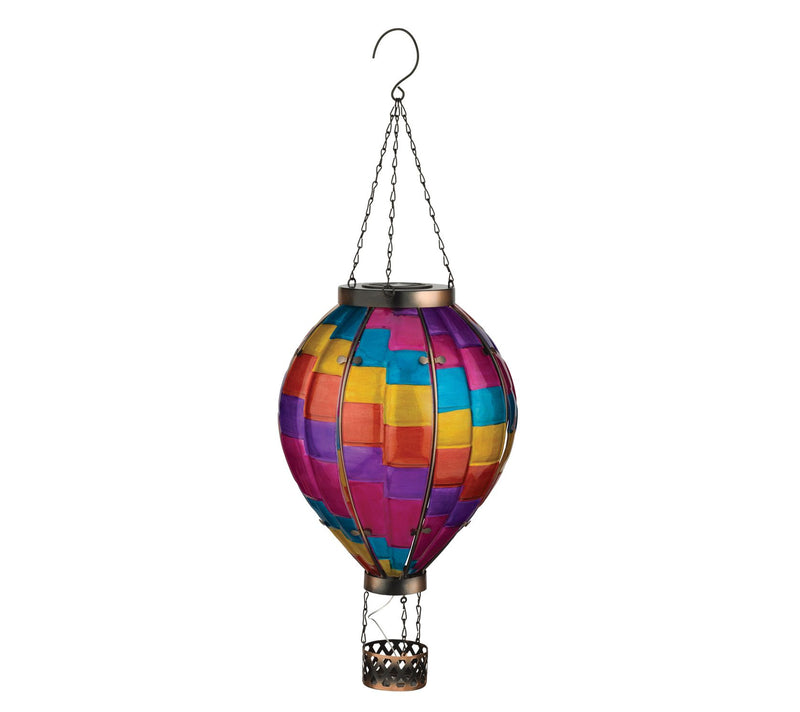 Regal Art & Gift Hot Air Balloon Solar LanternXLG - Stripe — View 2