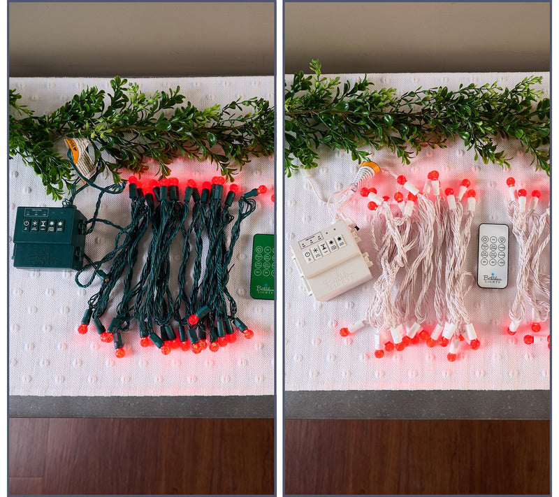 "As Is" Bethlehem Light (2) Berry Bulb Light Strands with Remote — View 6