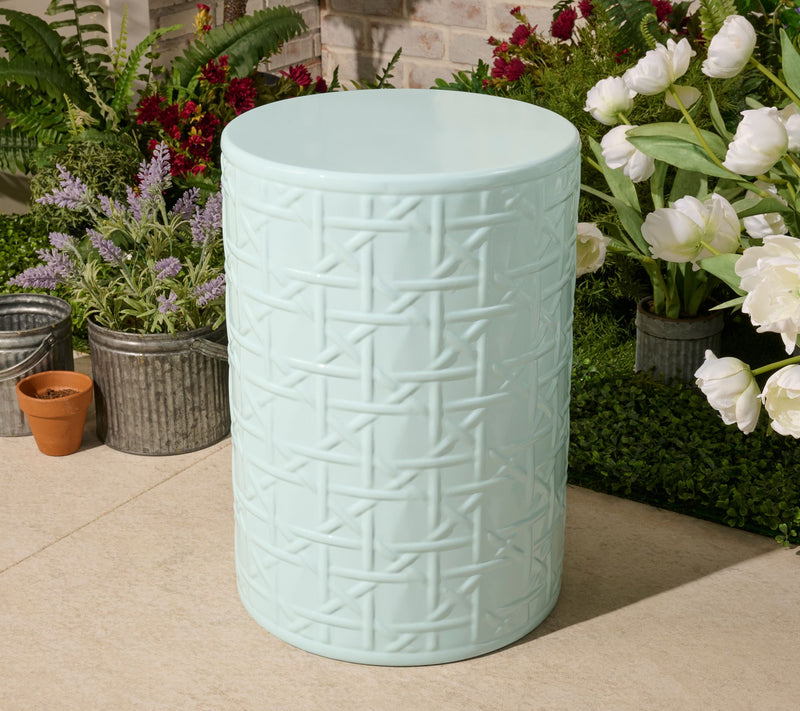 Mrs. H by Dee Hilfiger Metal Garden Stool — Main view