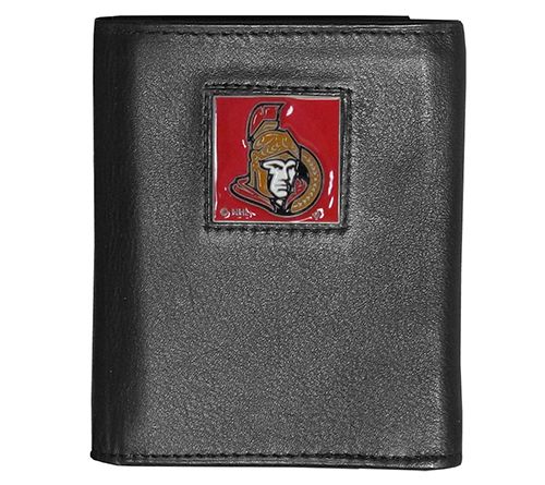 Siskiyou Sports NHL Deluxe Leather Tri-Fold Wallet — View 7