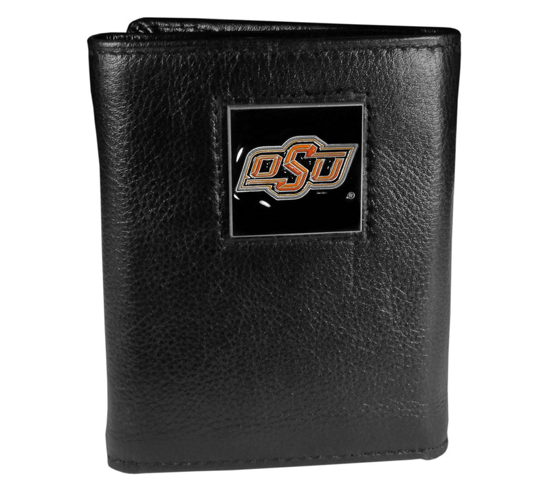 Siskiyou Sports College Deluxe Leather Tri-FoldWallet — View 90