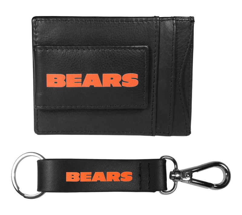 Siskiyou Sports NFL Leather Cash Cardholder & Strap Key Chain — Main view