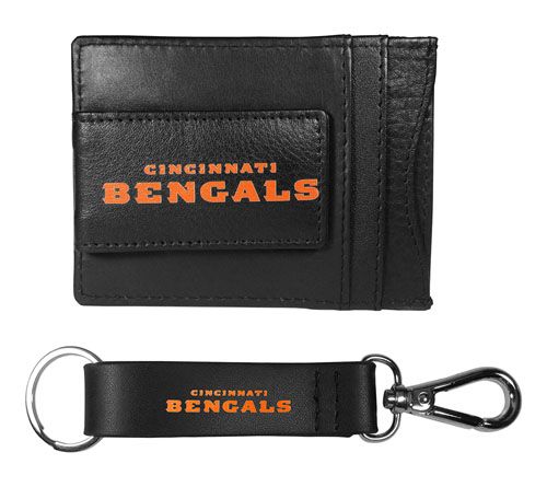 Siskiyou Sports NFL Leather Cash Cardholder & Strap Key Chain — View 6