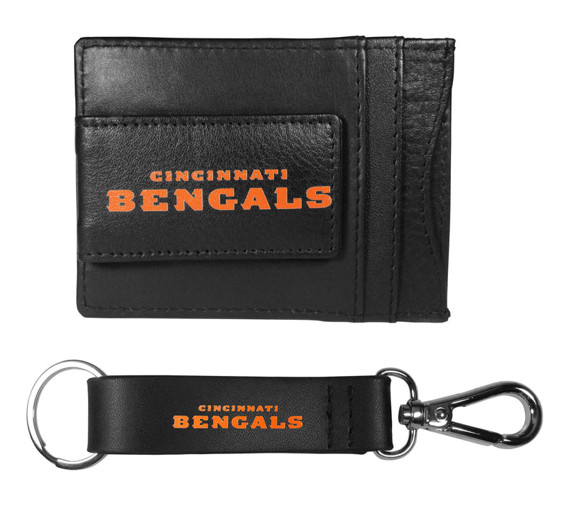 Siskiyou Sports NFL Leather Cash Cardholder & Strap Key Chain — View 37