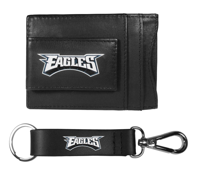 Siskiyou Sports NFL Leather Cash Cardholder & Strap Key Chain — View 45