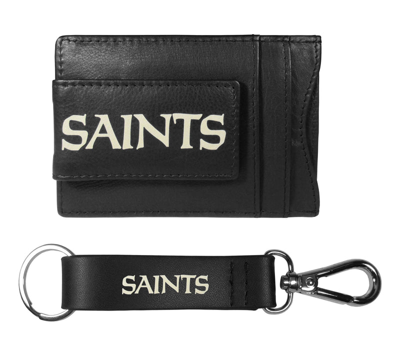 Siskiyou Sports NFL Leather Cash Cardholder & Strap Key Chain — View 47