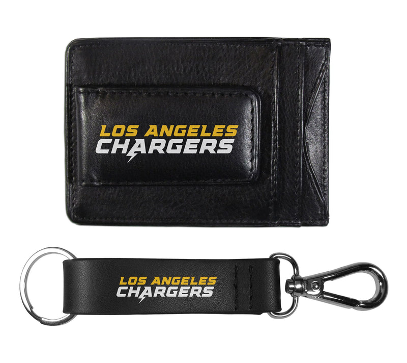 Siskiyou Sports NFL Leather Cash Cardholder & Strap Key Chain — View 54