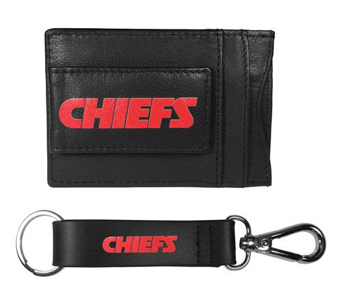 Siskiyou Sports NFL Leather Cash Cardholder & Strap Key Chain — View 24