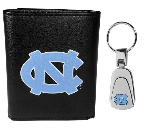 Siskiyou Sports College Leather Tri-Fold & Steel Key Chain — View 22