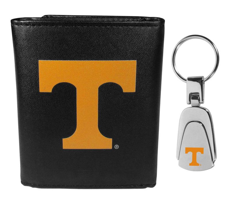 Siskiyou Sports College Leather Tri-Fold & Steel Key Chain — View 29