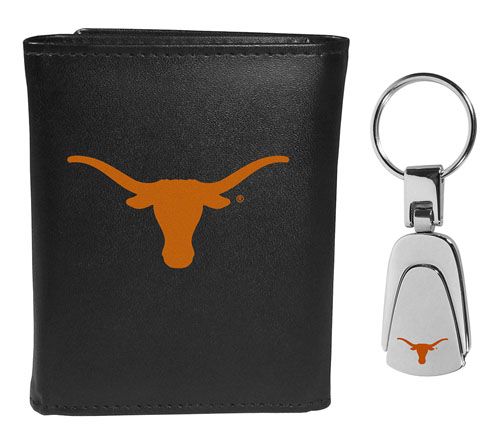 Siskiyou Sports College Leather Tri-Fold & Steel Key Chain — View 14