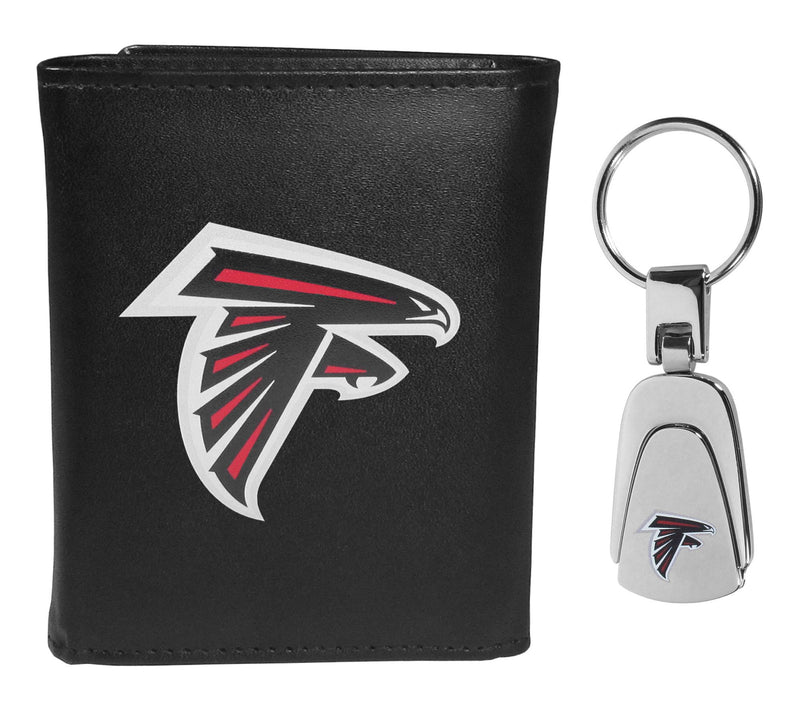 Siskiyou Sports NFL Leather Tri-Fold Wallet & Steel Key Chain — View 55