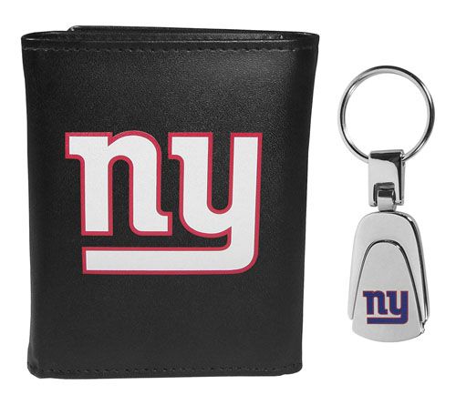 Siskiyou Sports NFL Leather Tri-Fold Wallet & Steel Key Chain — View 27