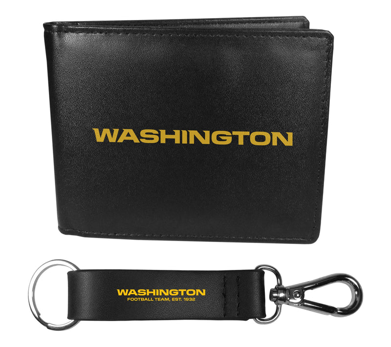 Siskiyou Sports NFL Leather Bi-Fold Wallet & Strap Key Chain — View 34