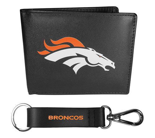 Siskiyou Sports NFL Leather Bi-Fold Wallet & Strap Key Chain — View 7