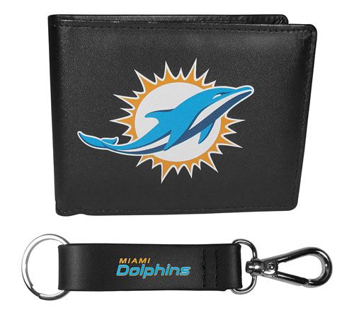 Siskiyou Sports NFL Leather Bi-Fold Wallet & Strap Key Chain — View 12