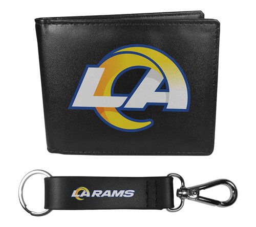 Siskiyou Sports NFL Leather Bi-Fold Wallet & Strap Key Chain — View 15