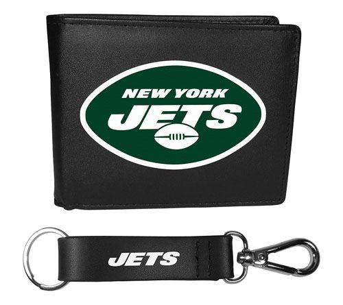 Siskiyou Sports NFL Leather Bi-Fold Wallet & Strap Key Chain — View 20