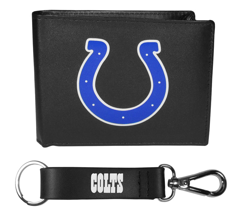 Siskiyou Sports NFL Leather Bi-Fold Wallet & Strap Key Chain — View 53