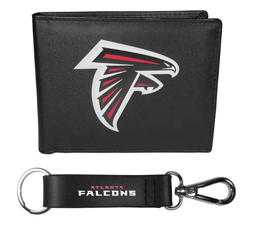 Siskiyou Sports NFL Leather Bi-Fold Wallet & Strap Key Chain — View 25