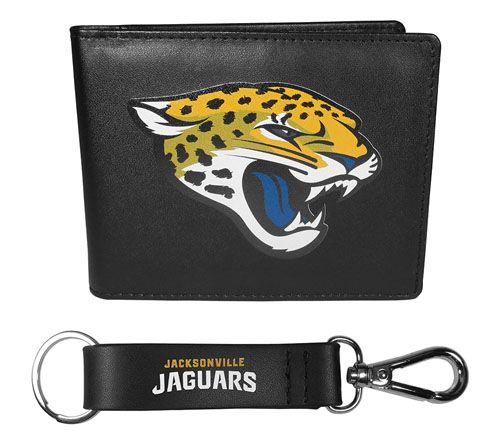 Siskiyou Sports NFL Leather Bi-Fold Wallet & Strap Key Chain — View 29