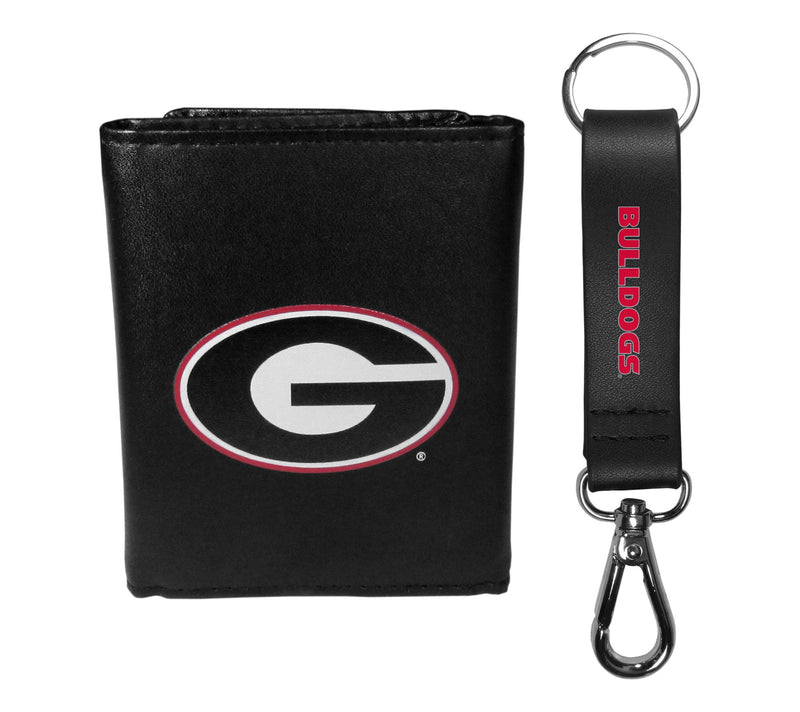 Siskiyou Sports College Leather Tri-Fold & Strap Key Chain — View 25