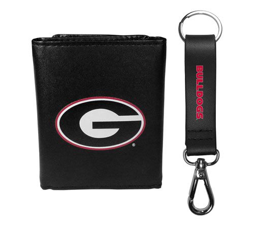 Siskiyou Sports College Leather Tri-Fold & Strap Key Chain — View 6
