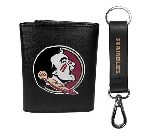 Siskiyou Sports College Leather Tri-Fold & Strap Key Chain — View 12