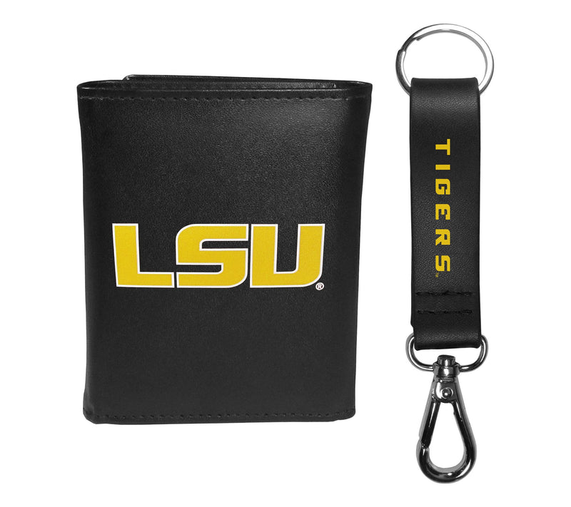 Siskiyou Sports College Leather Tri-Fold & Strap Key Chain — View 32