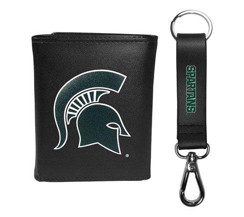 Siskiyou Sports College Leather Tri-Fold & Strap Key Chain — View 16