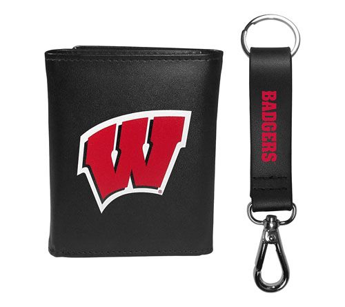 Siskiyou Sports College Leather Tri-Fold & Strap Key Chain — View 17