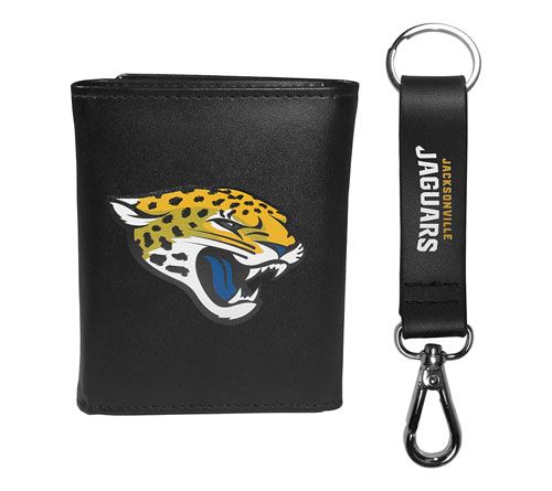 Siskiyou Sports NFL Leather Tri-Fold Wallet & Strap Key Chain — View 28
