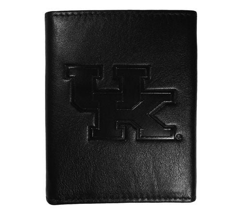 Siskiyou Sports College Embossed Leather Tri-fold Wallet — View 10