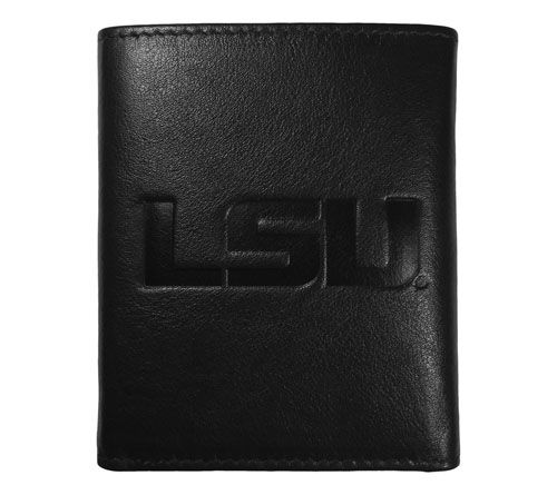 Siskiyou Sports College Embossed Leather Tri-fold Wallet — View 13