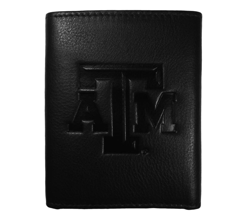 Siskiyou Sports College Embossed Leather Tri-fold Wallet — View 34